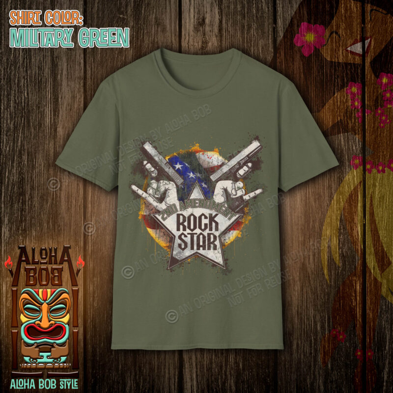 Second 2nd Amendment Rock Star Shirt